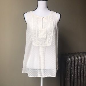 Daniel Rainn Sleeveless Embroidered Crocker Lace
